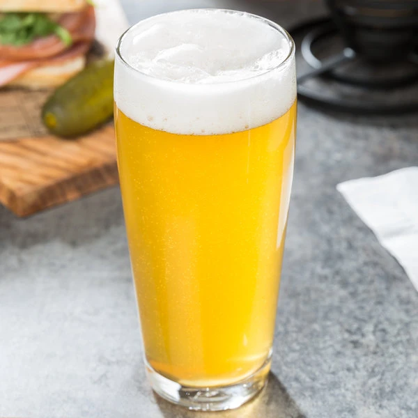 Libbey 14816HT 16 Oz. Rim Tempered Pub Glass - 12/Case - Image 3