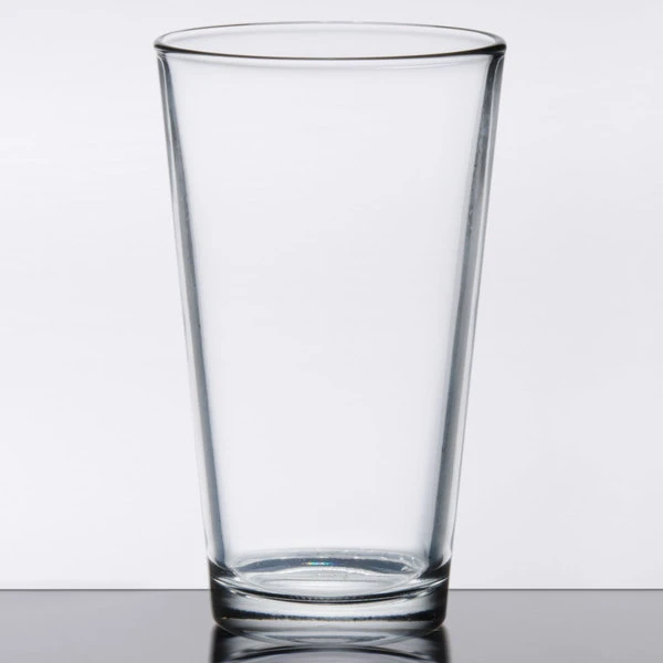 Libbey Restaurant Basics 20 Oz. Customizable Rim Tempered Mixing Glass - 24/Case - Image 2