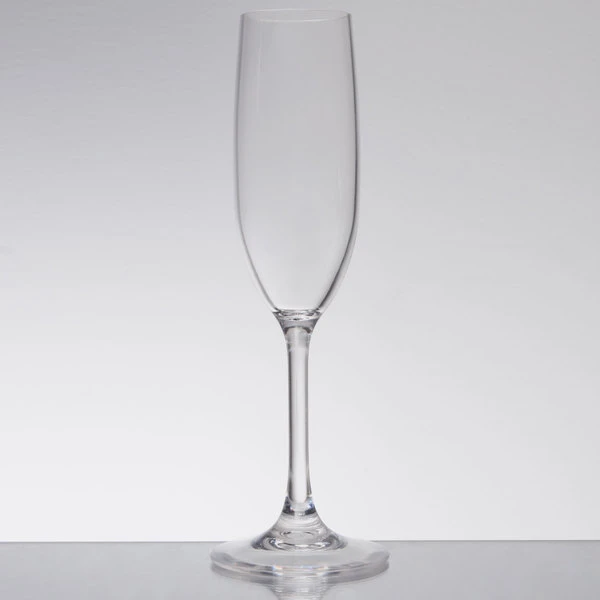 Carlisle 564407 Alibi 6 Oz. Plastic Champagne Flute - 24/Case - Image 2