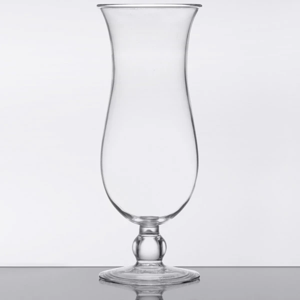 GET Enterprises GET HUR-1-CL Cheers 15 Oz. Customizable Plastic Hurricane Glass - Image 2