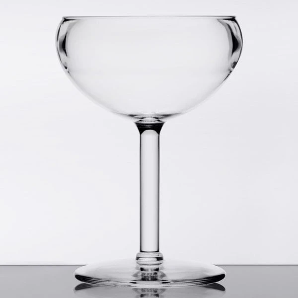 GET Enterprises GET SW-1403-1-SAN-CL 12 Oz. Customizable SAN Plastic Coupe Glass - Image 2