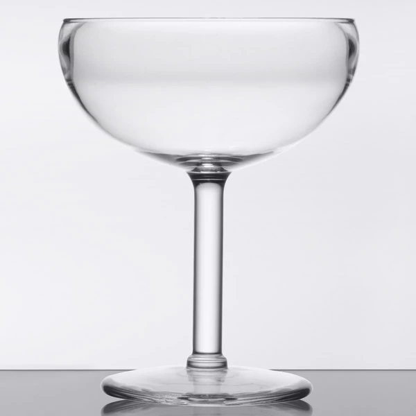 GET Enterprises GET SW-1405-1-SAN-CL 16 Oz. Customizable SAN Plastic Coupe Glass - Image 2