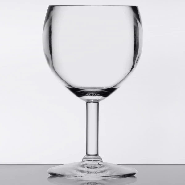 GET Enterprises GET SW-1406-1-SAN-CL 6 Oz. Customizable SAN Plastic Wine Glass - Image 2