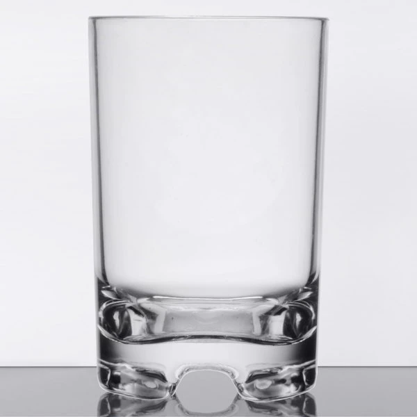 GET Enterprises GET SW-1424-1-SAN-CL Roc N' Roll 12 Oz. Customizable SAN Plastic Double Rocks / Old Fashioned Glass - Image 2