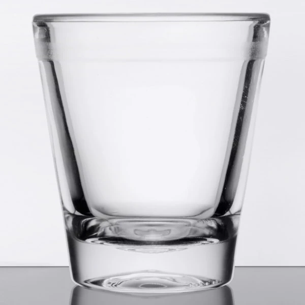 GET Enterprises GET SW-1409-1-CL 1.5 Oz. Customizable SAN Plastic Shot Glass - 24/Case - Image 2