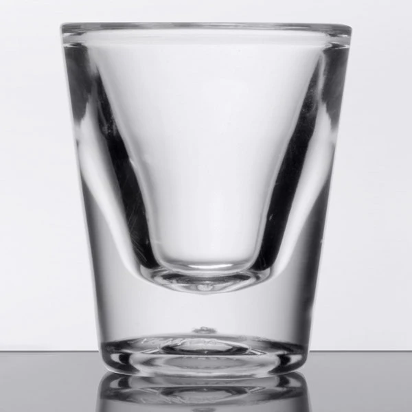 GET Enterprises GET SW-1427-1-CL 1 Oz. Customizable SAN Plastic Shot Glass - 24/Case - Image 2
