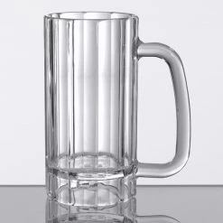 GET Enterprises GET 00086-PC-CL 16 Oz. Customizable Plastic Beer Mug - 24/Case