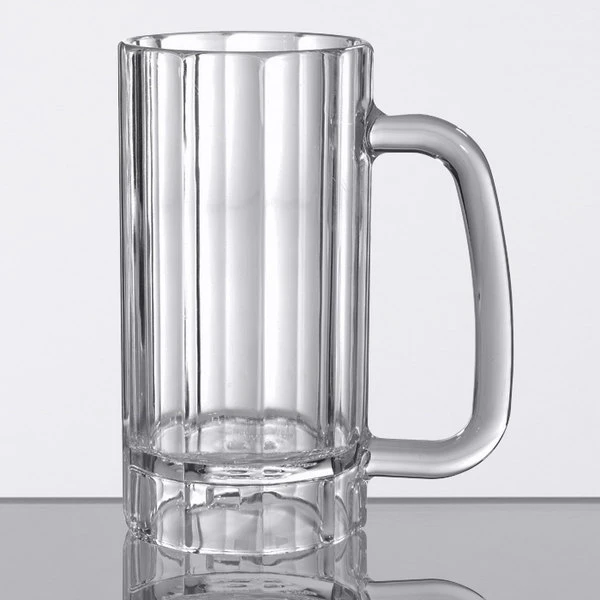 GET Enterprises GET 00086-PC-CL 16 Oz. Customizable Plastic Beer Mug - 24/Case