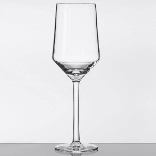 GET Enterprises GET SW-1463-CL Via 10 Oz. Customizable Tritan Plastic Wine Glass - 24/Case - Image 2