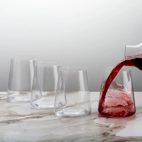 Stolzle 1590022T Power 18 Oz. Stemless Wine Glass - 6/Pack - Image 3