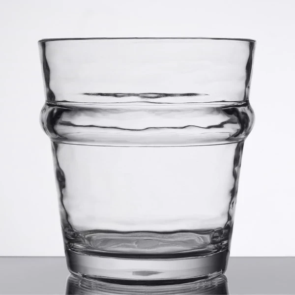 Libbey 92429 Infinium Wake 10 Oz. Tritan Plastic Stackable Rocks / Old Fashioned Glass - 12/Case - Image 2