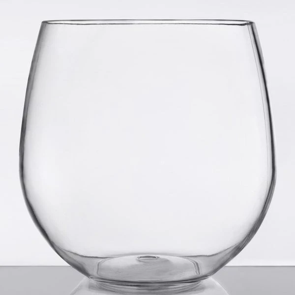 Libbey 92427 Infinium 16.75 Oz. Tritan Plastic Stemless Red Wine Glass - 12/Case - Image 2