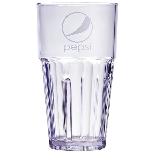 GET Enterprises GET 9916-BP Bahama 16 Oz. Blue Pepsi® SAN Plastic Tumbler - 72/Case