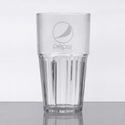 GET Enterprises GET 9922-CP Bahama 22 Oz. Clear Pepsi® SAN Plastic Tumbler - 72/Case