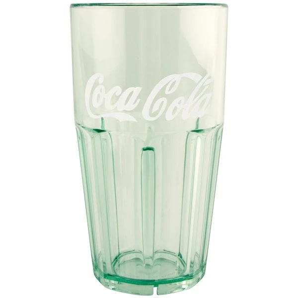 GET Enterprises GET 9922-JC Bahama 22 Oz. Jade Coca-Cola® SAN Plastic Tumbler - 72/Case