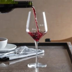 Master's Reserve 9323/U225A Acura Prism 16 Oz. Pour Control 9 Oz. / 6 Oz. Wine Glass - 12/Case