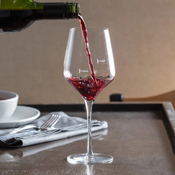 Master's Reserve 9323/U225A Acura Prism 16 Oz. Pour Control 9 Oz. / 6 Oz. Wine Glass - 12/Case