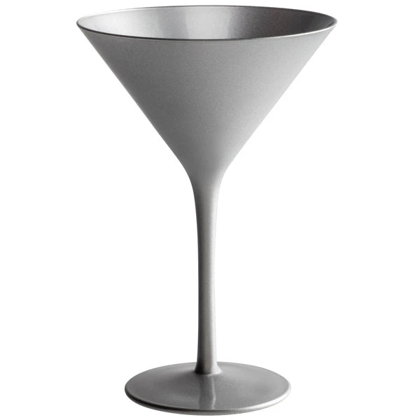 Stolzle 1400025T/2584 Glisten 8.5 Oz. Silver Martini Glass - 6/Case - Image 2