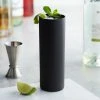 Stolzle 3500013T/2574 Glisten 11.25 Oz. Matte Black Longdrink / Collins Glass - 6/Pack