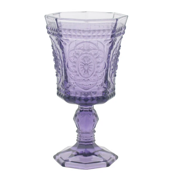 10 Strawberry Street Vatican 8 Oz. Amethyst Red Wine Glass - 6/Pack