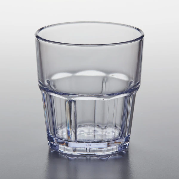 GET Enterprises GET 9907-1-CL Bahama 7 Oz. Clear Customizable SAN Plastic Tumbler - 72/Case - Image 2