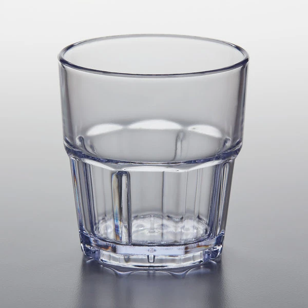 GET Enterprises GET 9909-1-CL Bahama 9 Oz. Clear Customizable SAN Plastic Tumbler - 24/Pack - Image 2