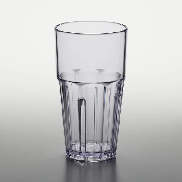 GET Enterprises GET 9916-1-CL Bahama 16 Oz. Clear Customizable SAN Plastic Tumbler - 72/Case - Image 2