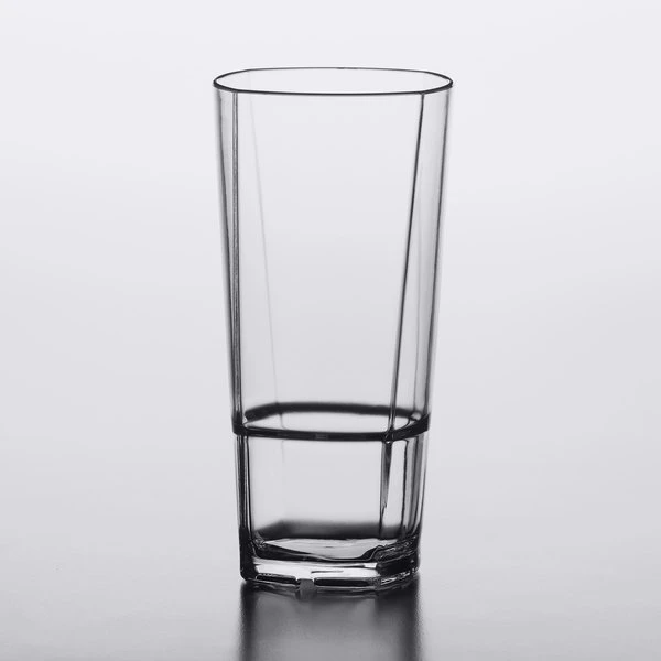 Libbey 92444 Infinium Torque 16 Oz. Tritan Plastic Stackable Beverage Glass - 12/Case - Image 2