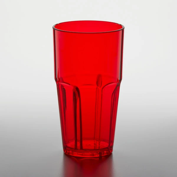 GET Enterprises GET 9922-1-R Bahama 22 Oz. Red Customizable SAN Plastic Tumbler - 72/Case - Image 2
