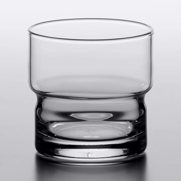 Libbey 12038 Newton 12 Oz. Customizable Stackable Rocks / Double Old Fashioned Glass - 12/Case - Image 2