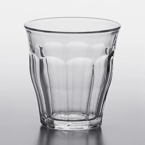 Duralex 1024AB06 Picardie 4.625 Oz. Stackable Glass Tumbler - 6/Pack - Image 2
