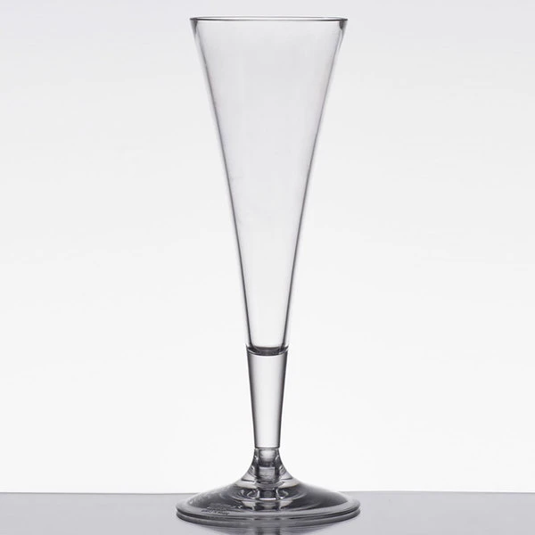 Carlisle 4362007 Liberty 5.8 Oz. Plastic Champagne Flute - 6/Pack - Image 2