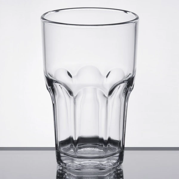 Carlisle 581007 Louis 10 Oz. Clear SAN Plastic Tumbler - 4/Pack - Image 2