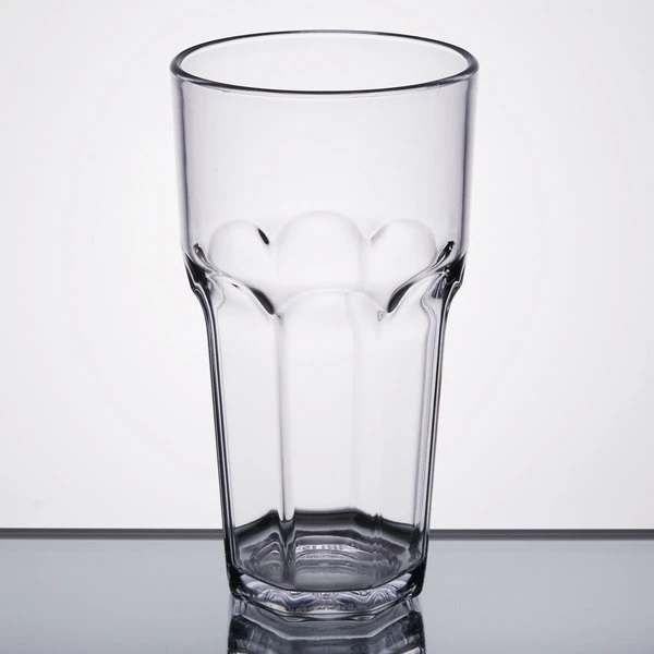 Carlisle 581807 Louis 18 Oz. Clear SAN Plastic Tumbler - 4/Pack - Image 2