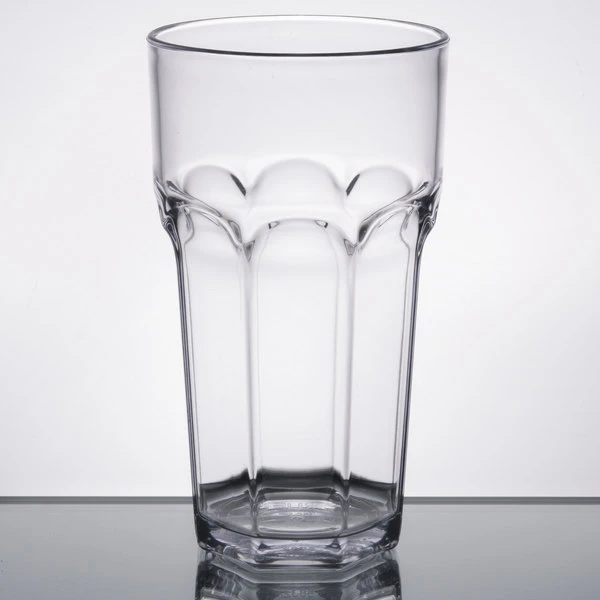 Carlisle 583207 Louis 32 Oz. Clear SAN Plastic Tumbler - 4/Pack - Image 2