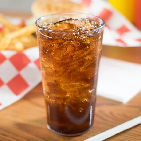 Carlisle 521207 Stackable 12 Oz. Clear SAN Plastic Tumbler - 6/Pack