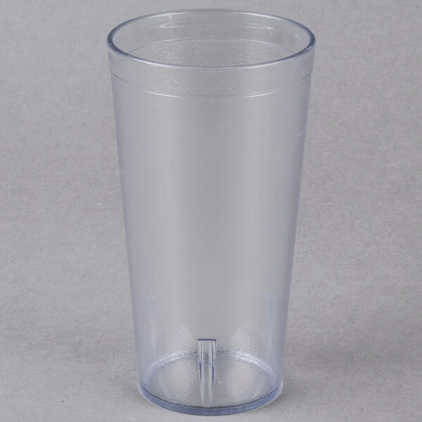 Carlisle 522007 Stackable 20 Oz. Clear SAN Plastic Tumbler - 6/Pack - Image 2