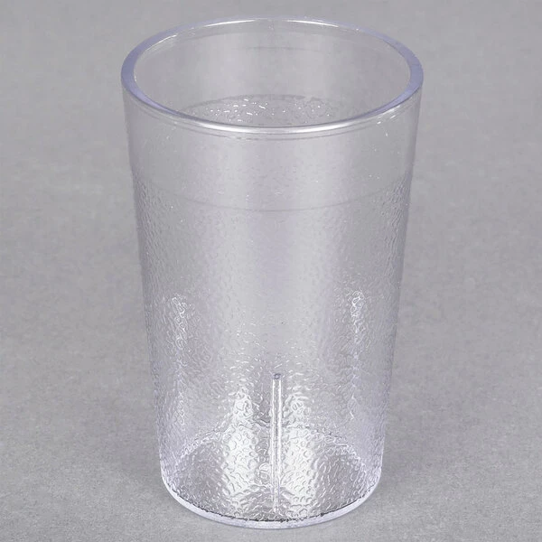 Carlisle 550107 Stackable 5 Oz. Clear SAN Plastic Tumbler - 6/Pack - Image 2