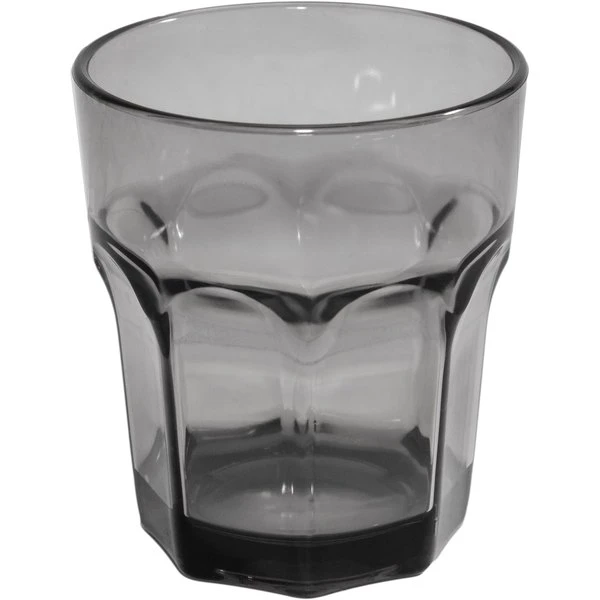 Carlisle 581218 Louis 12 Oz. Smoke SAN Plastic Tumbler - 24/Case - Image 2