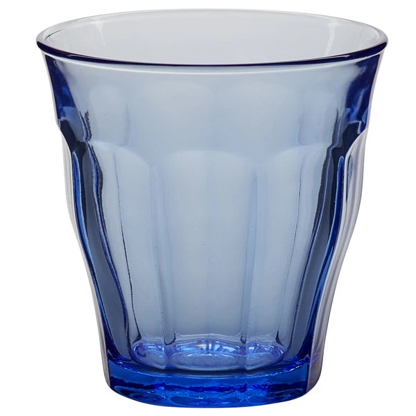 Duralex 1026BB06 Picardie Marine 7.75 Oz. Stackable Glass Tumbler - 6/Pack - Image 2