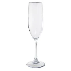 Front Of The House ACH002CLT23 Drinkwise 9 Oz. Tritan Plastic Champagne Flute - 12/Pack