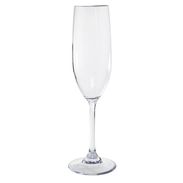 Front Of The House ACH002CLT23 Drinkwise 9 Oz. Tritan Plastic Champagne Flute - 12/Pack