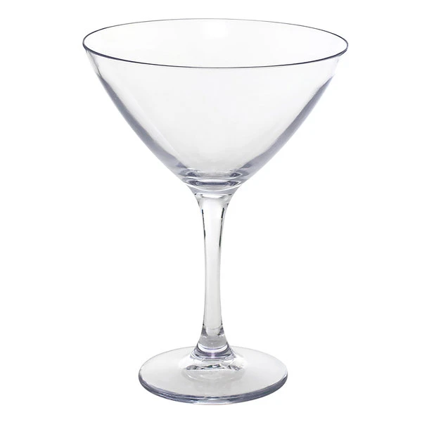 Front Of The House AMA008CLT23 Drinkwise 7 Oz. Tritan Plastic Martini Glass - 12/Pack