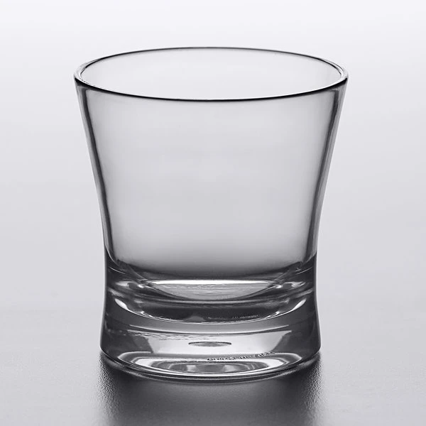 Carlisle 560907 Alibi 8.3 Oz. SAN Plastic Rocks / Old Fashioned Glass - 6/Pack - Image 2