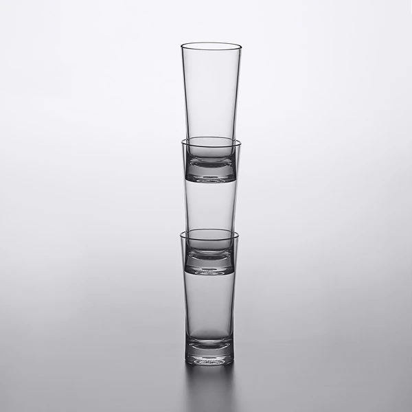 Carlisle 561007 Alibi 9.2 Oz. SAN Plastic Hi Ball Glass - 6/Pack - Image 3