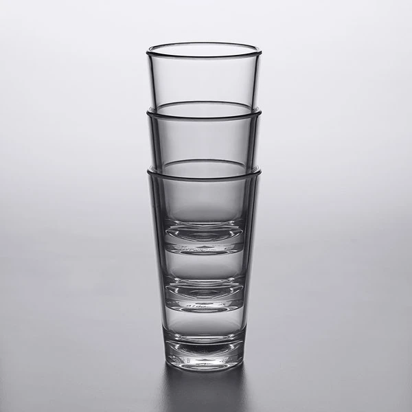 Carlisle 561607 Alibi 15.7 Oz. SAN Plastic Mixing / Pint Glass - 6/Pack - Image 3