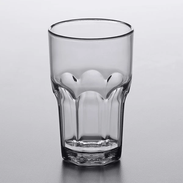 Carlisle 581018 Louis 10 Oz. Smoke SAN Plastic Tumbler - 24/Case - Image 2