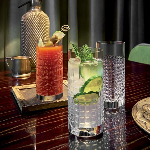 Luigi Bormioli 12419/01 Mixology 16.25 Oz. Elixir Highball Glass - 12/Case - Image 2
