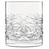 Luigi Bormioli 12346/01 Mixology 12.75 Oz. Textures Rocks / Double Old Fashioned Glass - 24/Case