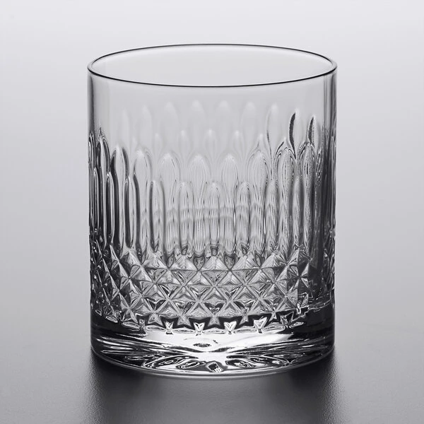 Luigi Bormioli 12769/02 Diamante 12.75 Oz. Rocks / Double Old Fashioned Glass - 24/Case